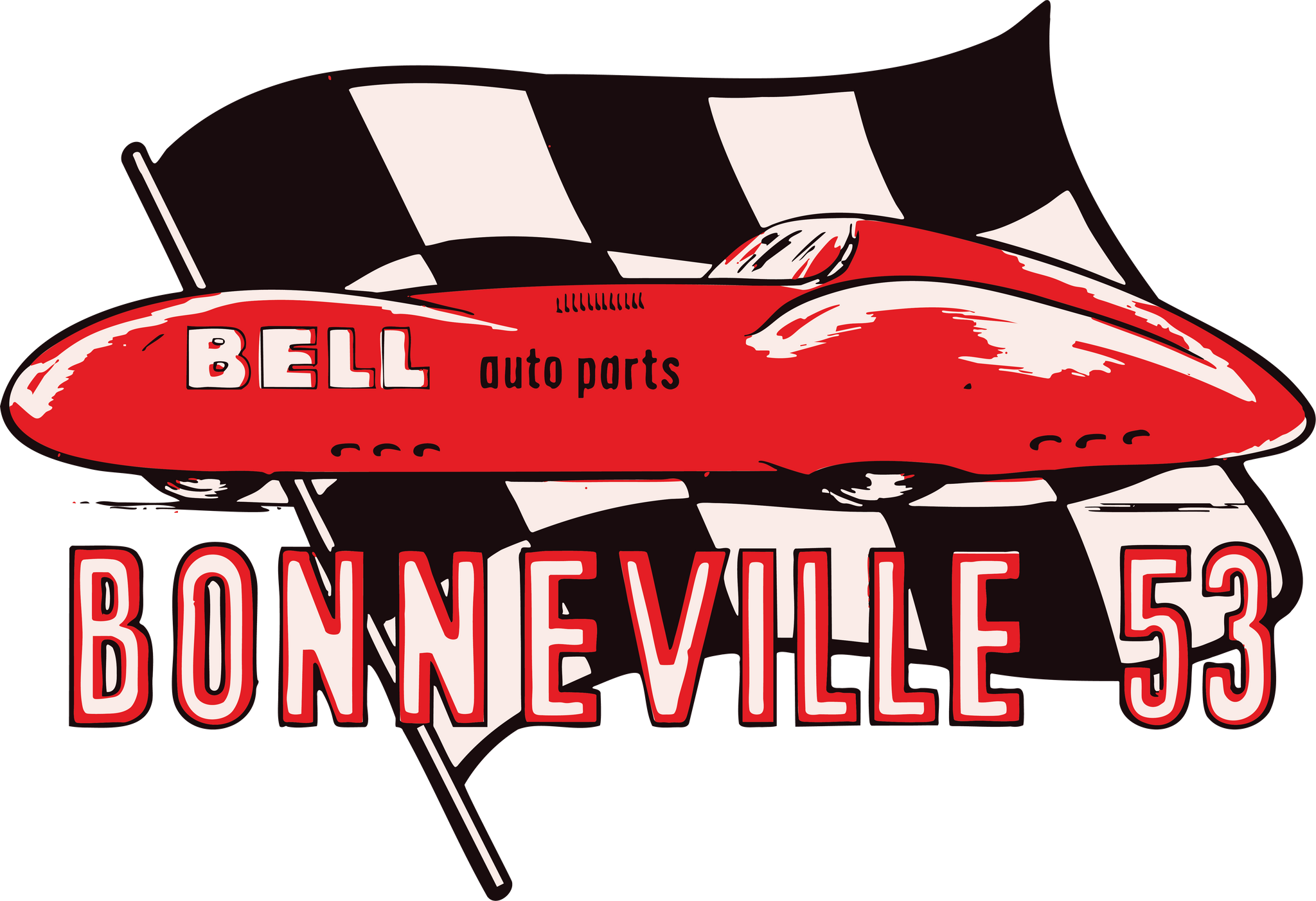 Bonneville Speedway '53 - Short Sleeve T-shirt