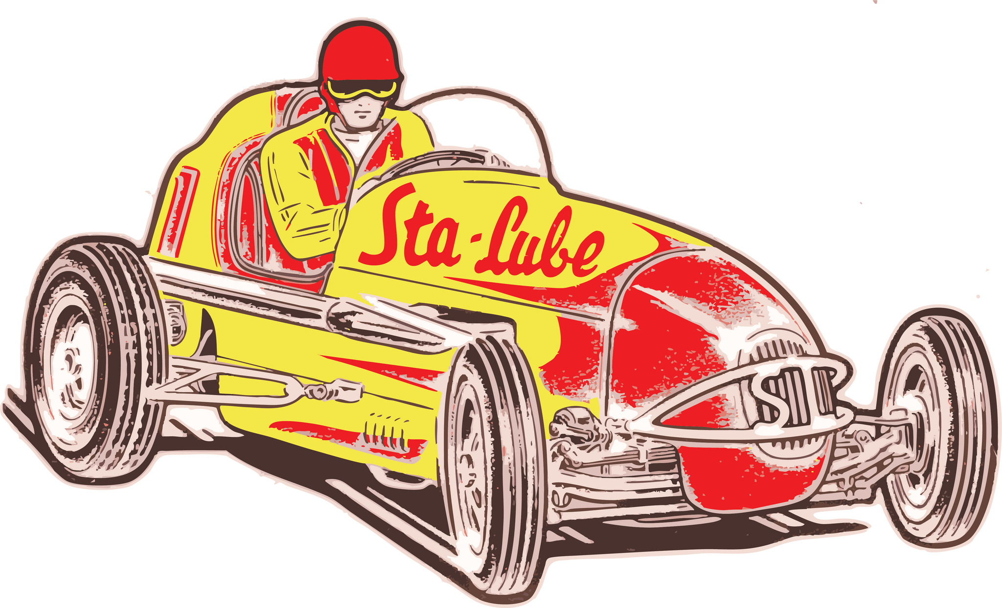 Sta-Lube Racer - Unisex midweight hoodie