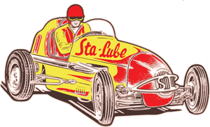 Sta-Lube Racer - Unisex midweight hoodie