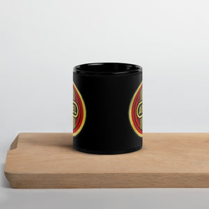 Ariel Motorcycle Logo (1932-1951) on Black Mug