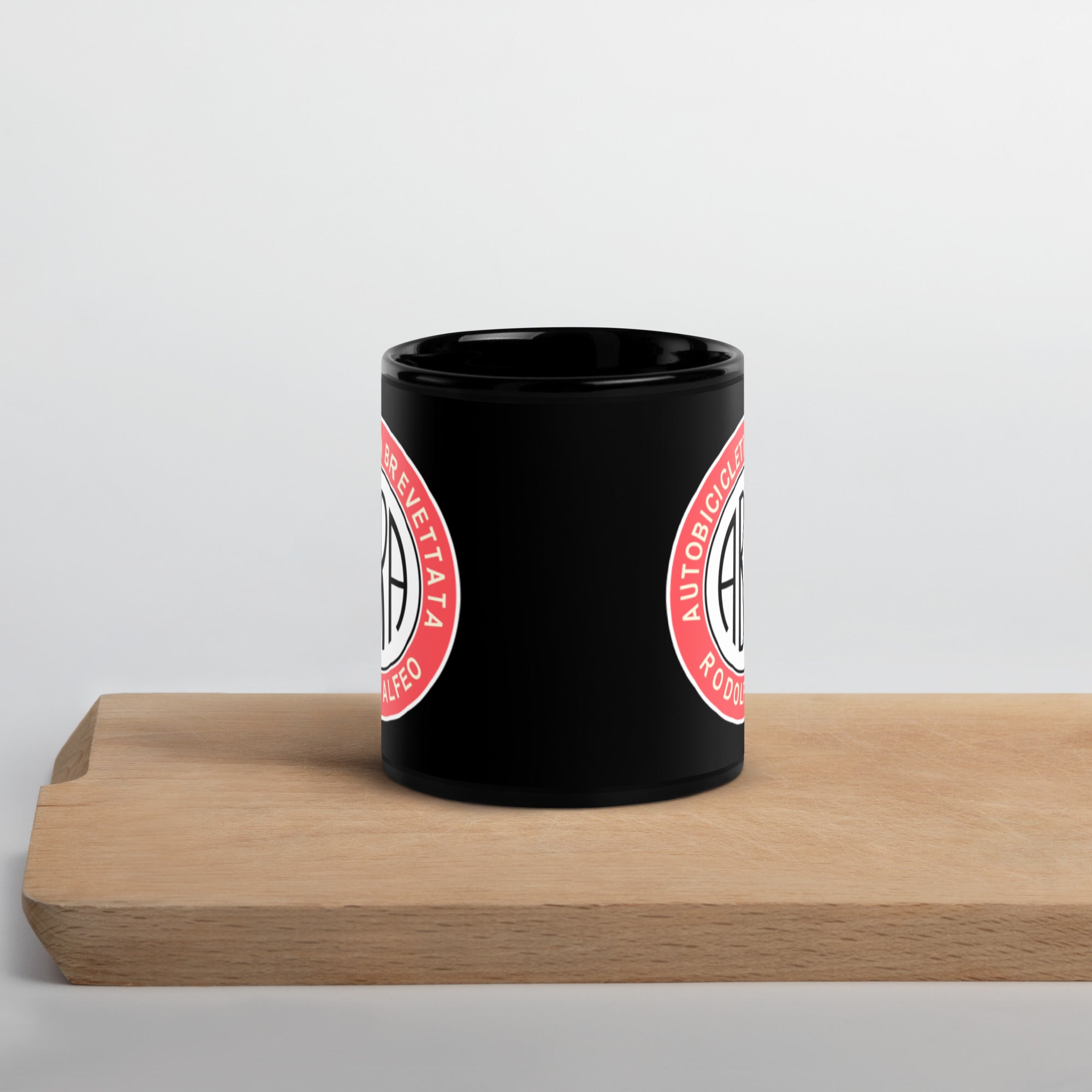 ABRA Moto logo on Black Mug