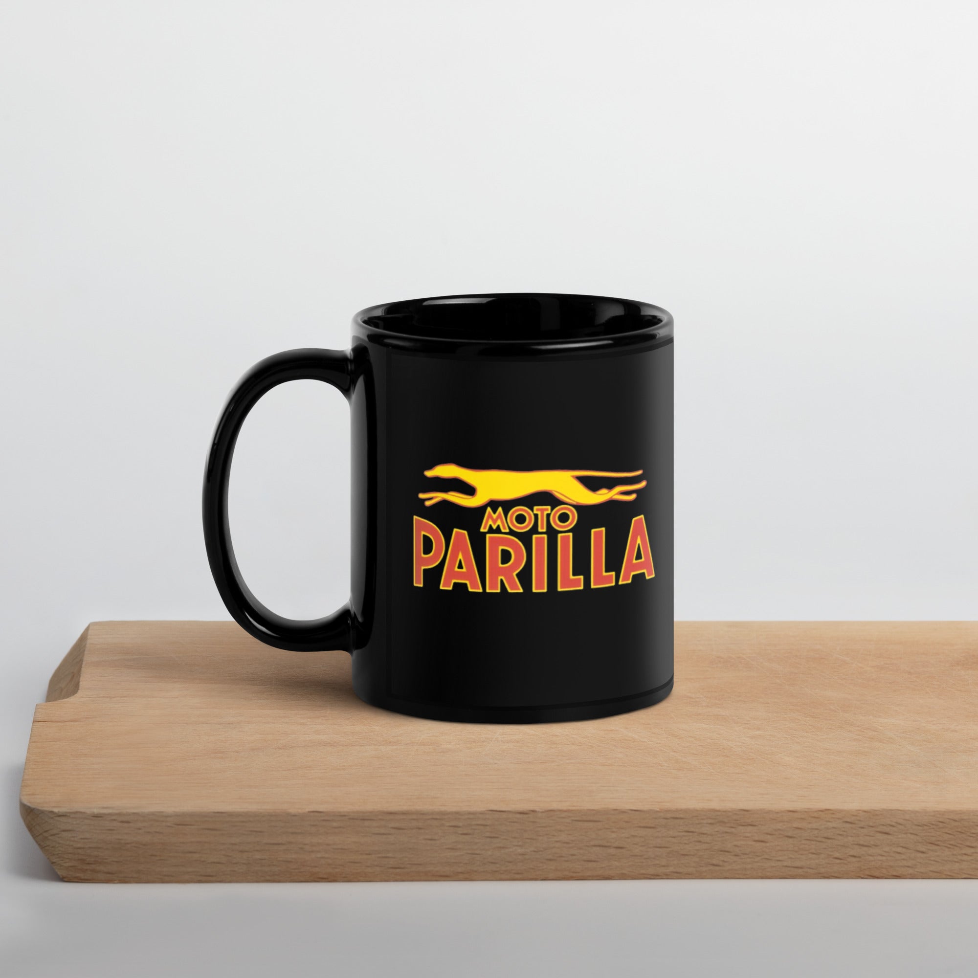 Vintage Moto Parilla Badge on 11oz Mug