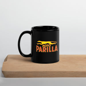 Vintage Moto Parilla Badge on 11oz Mug