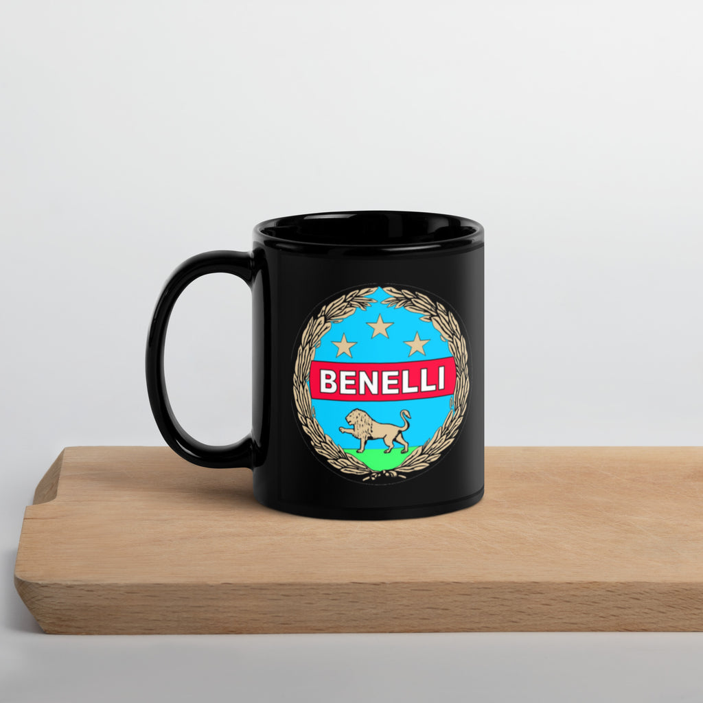 Vintage Benelli Logo Mug - Black Mug