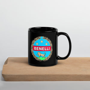 Vintage Benelli Logo Mug - Black Mug