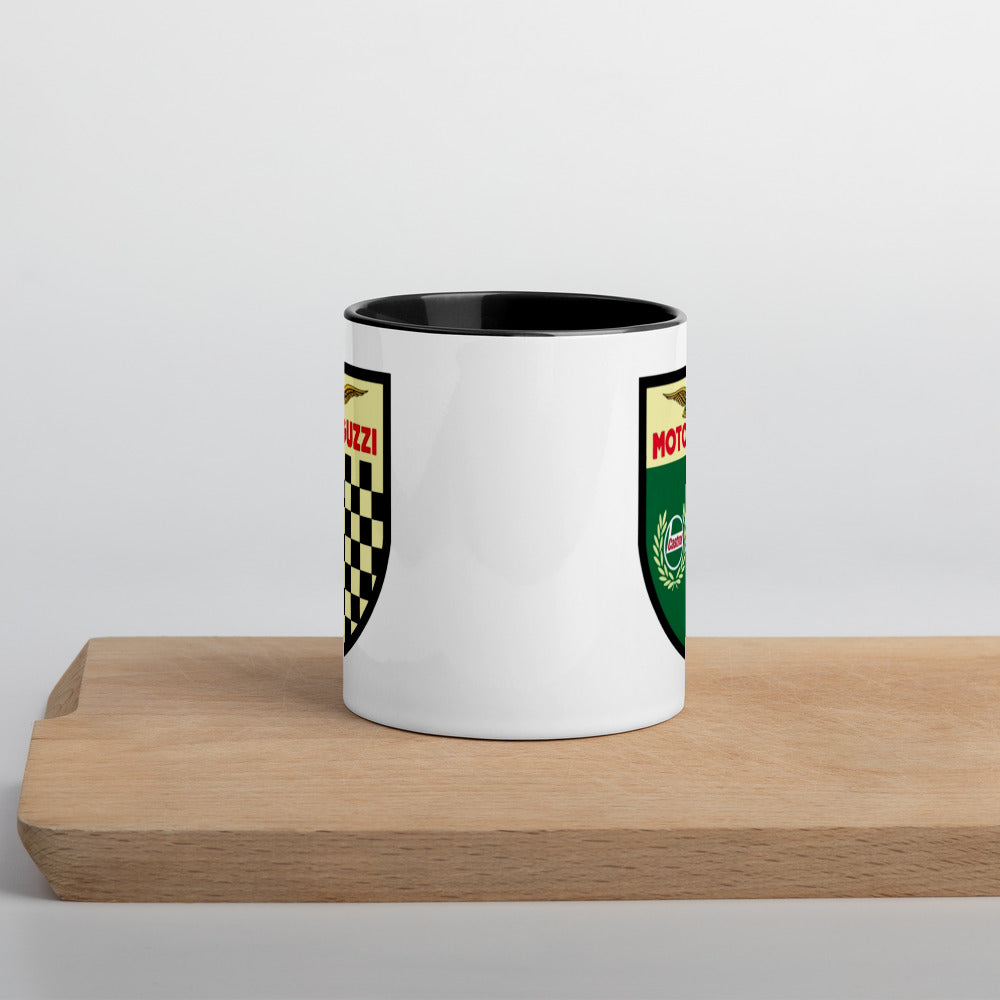 Vintage Moto Guzzi Racing Badge on 11oz mug