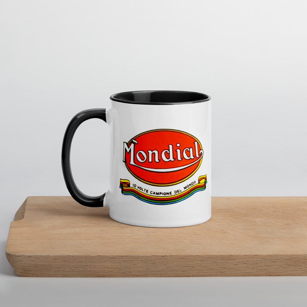 Vintage FB Mondial Racing Badge on 11oz Mug