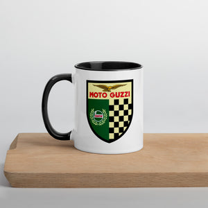 Vintage Moto Guzzi Racing Badge on 11oz mug