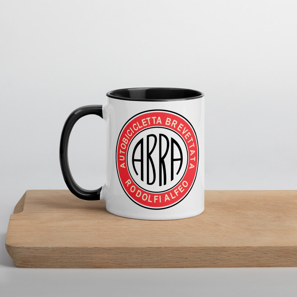 ABRA Moto logo on 11oz mug