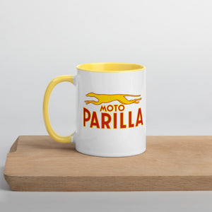 Vintage Moto Parilla Badge on 11oz Mug
