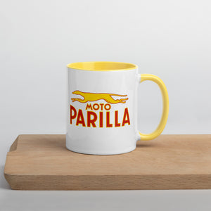 Vintage Moto Parilla Badge on 11oz Mug